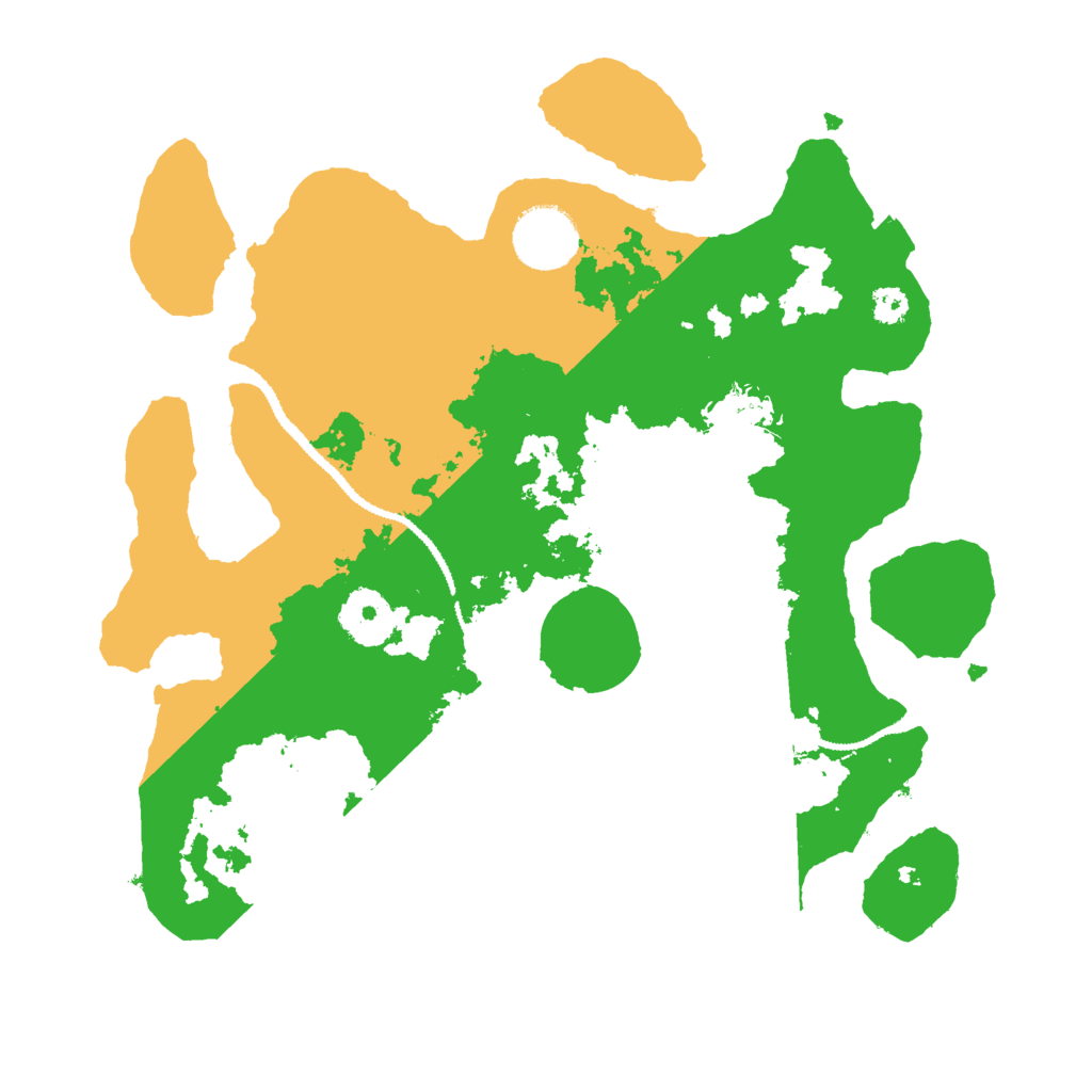 Biome Rust Map: Procedural Map, Size: 3000, Seed: 5210