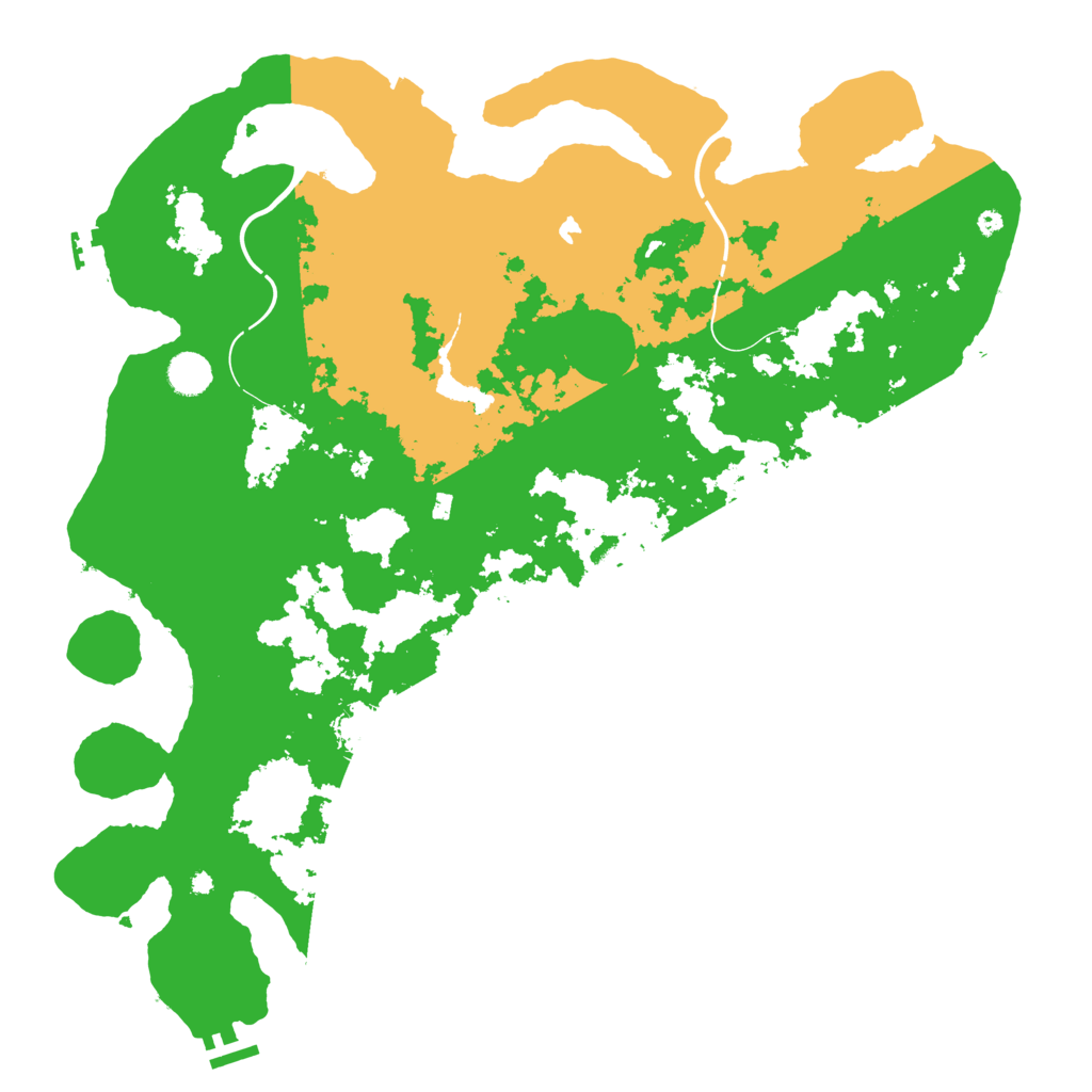 Biome Rust Map: Procedural Map, Size: 4422, Seed: 17372