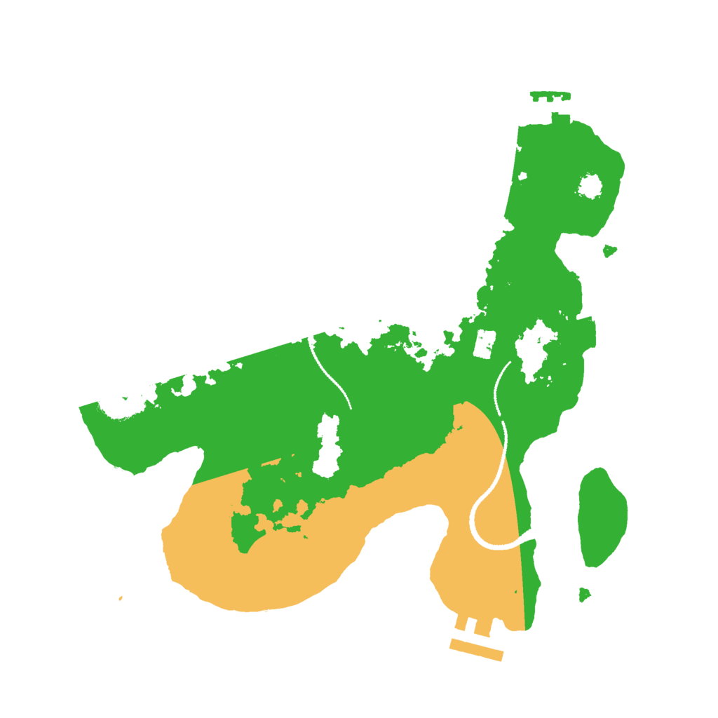 Biome Rust Map: Procedural Map, Size: 2700, Seed: 1081384882