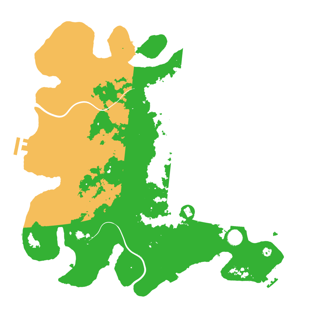 Biome Rust Map: Procedural Map, Size: 3575, Seed: 5569674