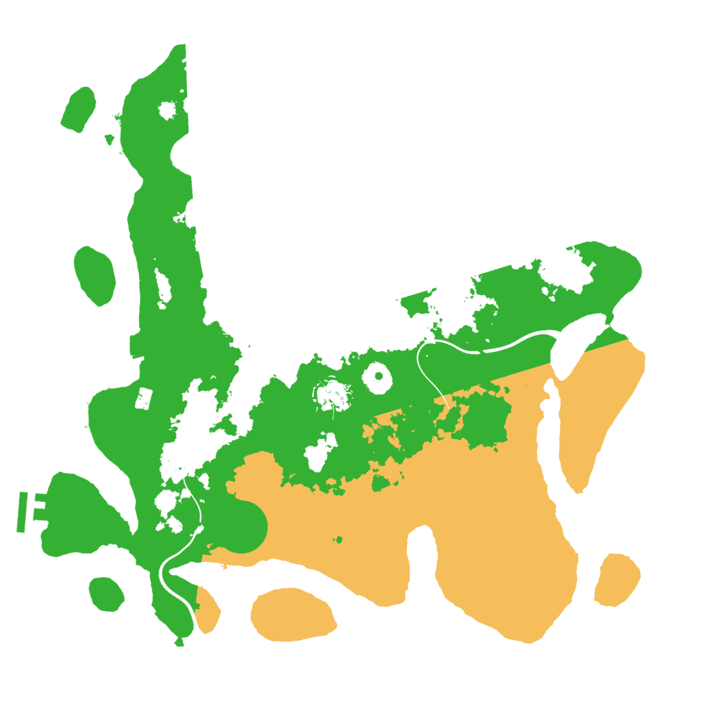 Biome Rust Map: Procedural Map, Size: 3500, Seed: 1350613912