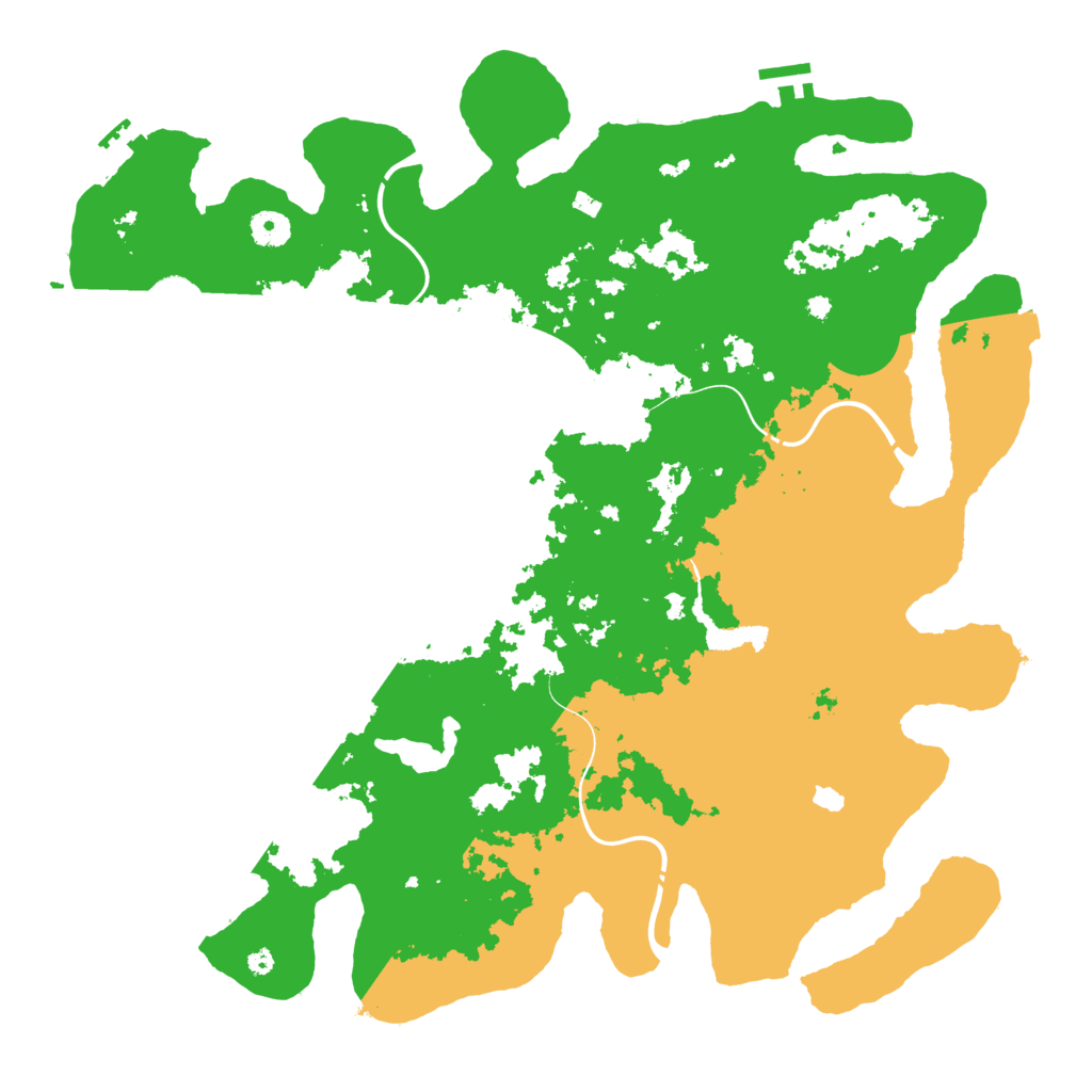 Biome Rust Map: Procedural Map, Size: 4250, Seed: 861629116