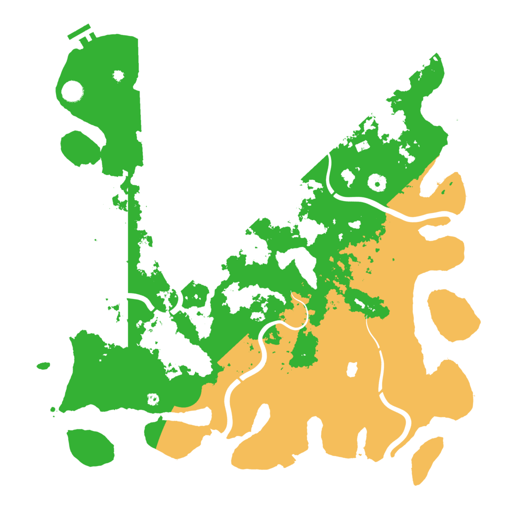 Biome Rust Map: Procedural Map, Size: 4200, Seed: 368891738