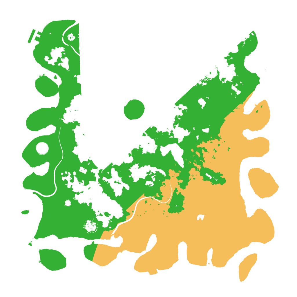 Biome Rust Map: Procedural Map, Size: 4200, Seed: 368891738