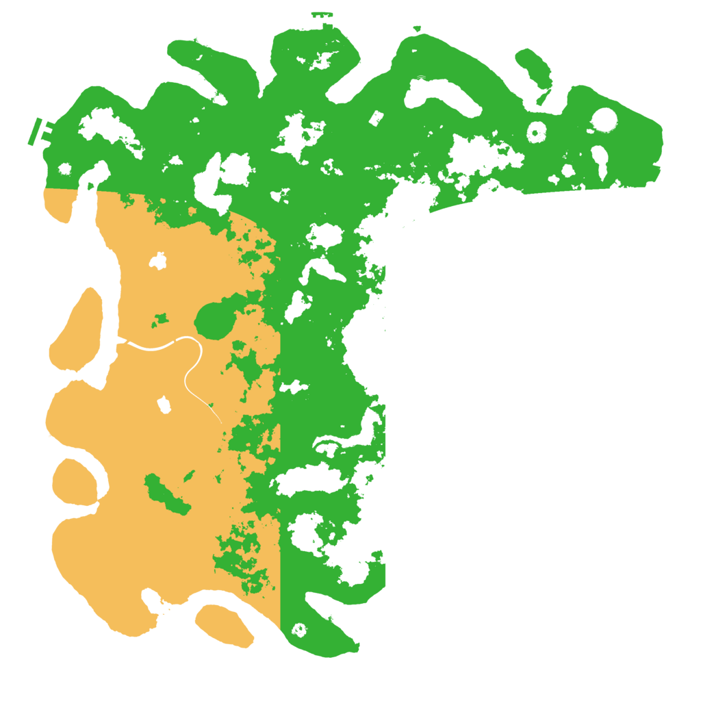 Biome Rust Map: Procedural Map, Size: 5000, Seed: 35327856