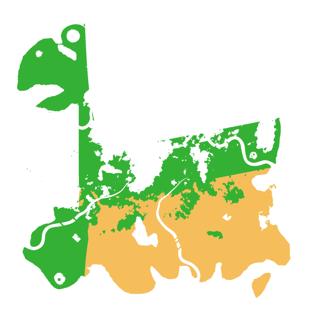Biome Rust Map: Procedural Map, Size: 4250, Seed: 118035597