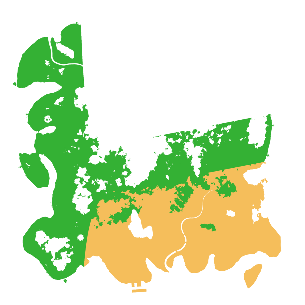 Biome Rust Map: Procedural Map, Size: 4250, Seed: 118035597