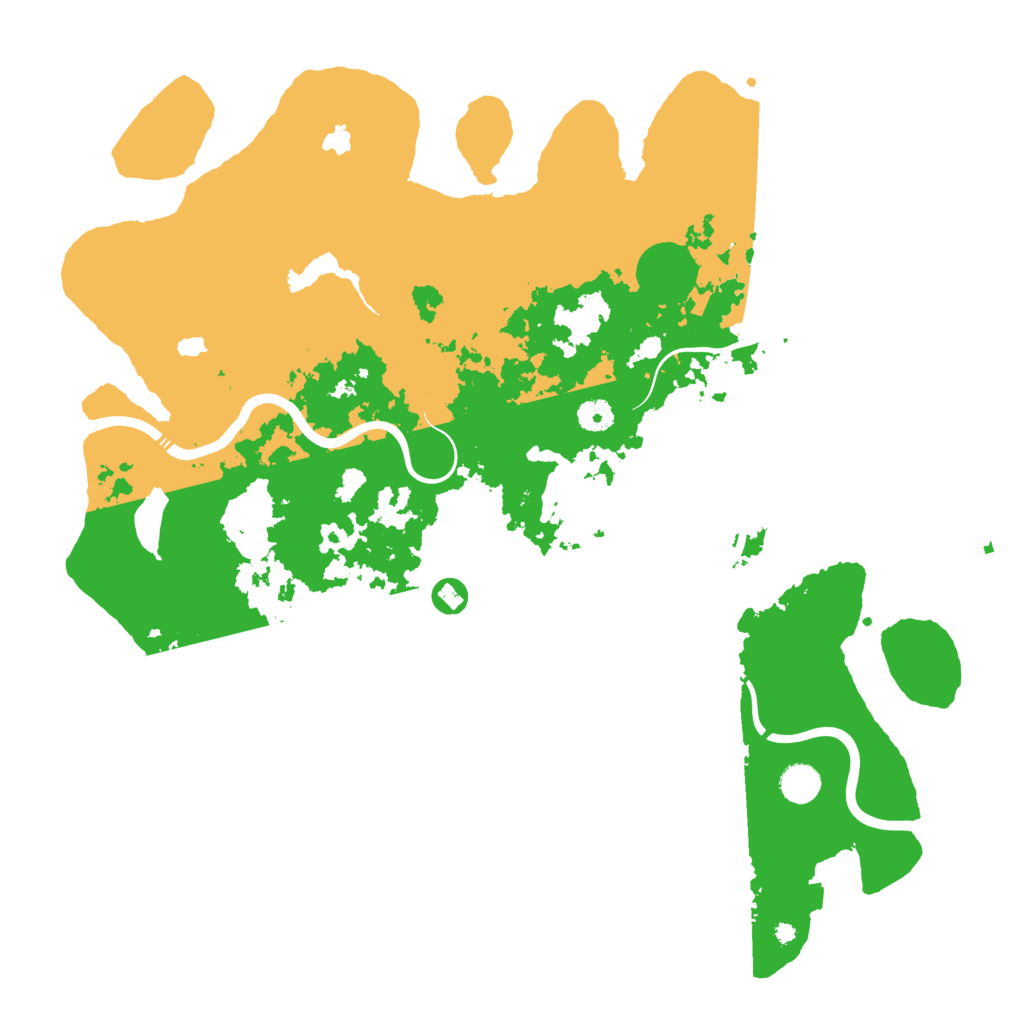 Biome Rust Map: Procedural Map, Size: 4500, Seed: 993457928