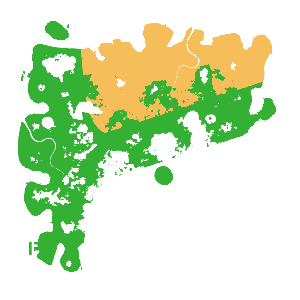 Biome Rust Map: Procedural Map, Size: 4500, Seed: 1945124956