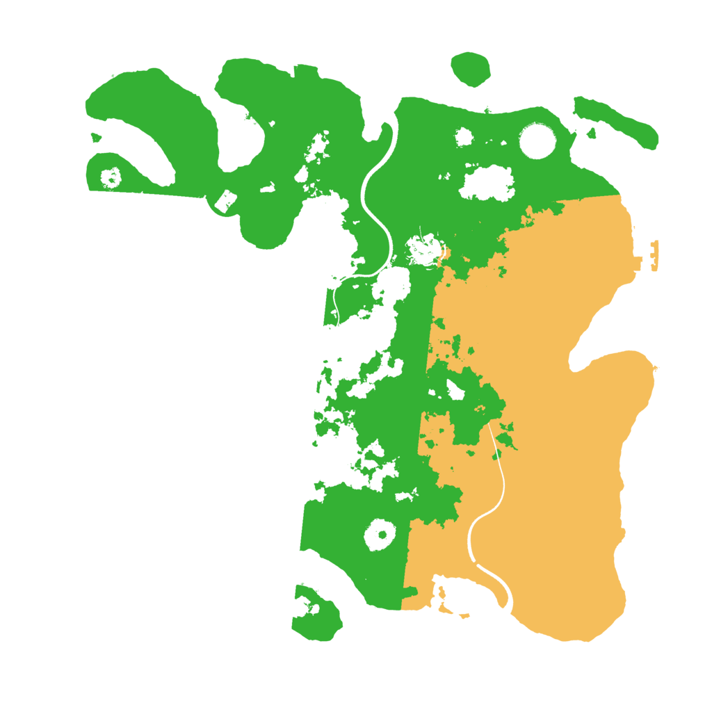 Biome Rust Map: Procedural Map, Size: 3500, Seed: 1367425768