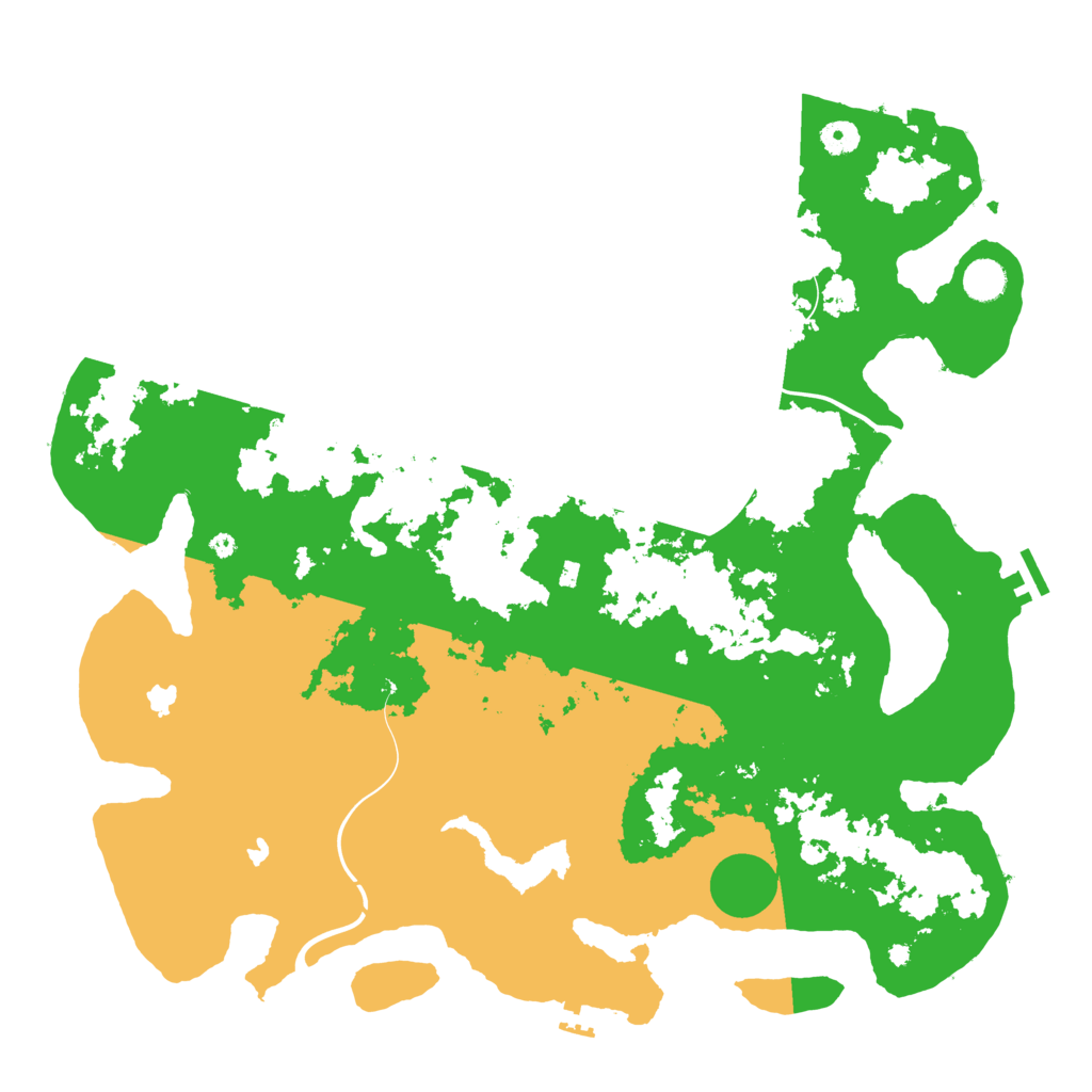 Biome Rust Map: Procedural Map, Size: 4500, Seed: 1910436992