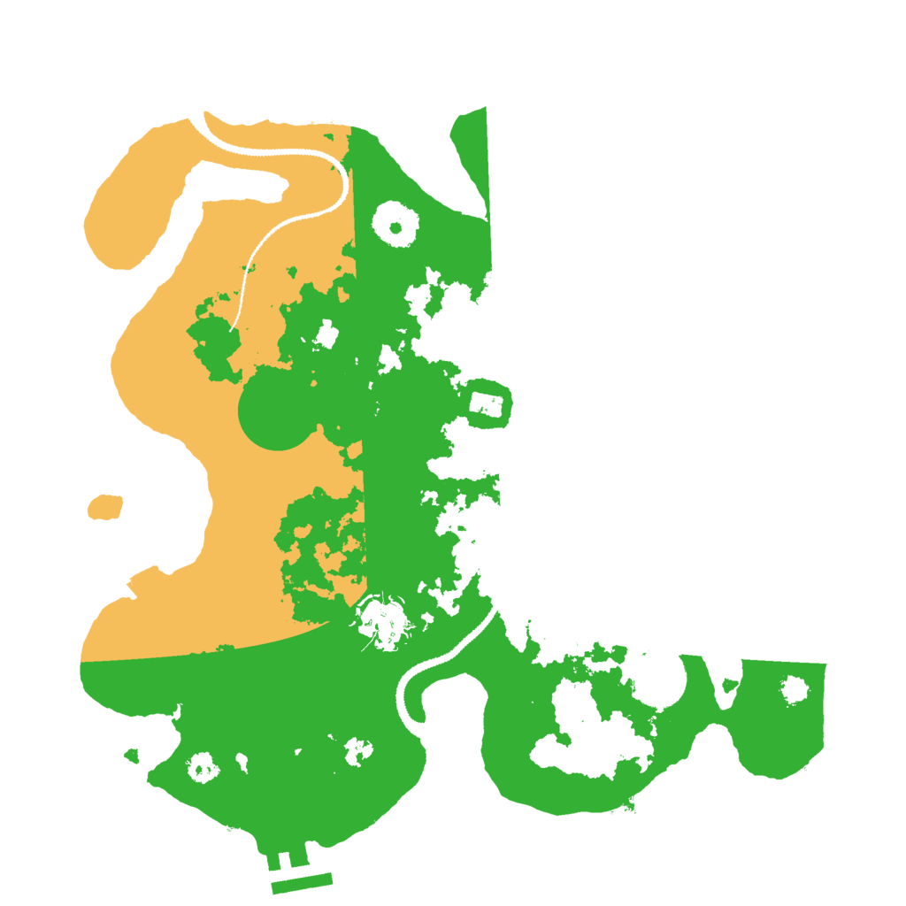 Biome Rust Map: Procedural Map, Size: 3000, Seed: 274247735