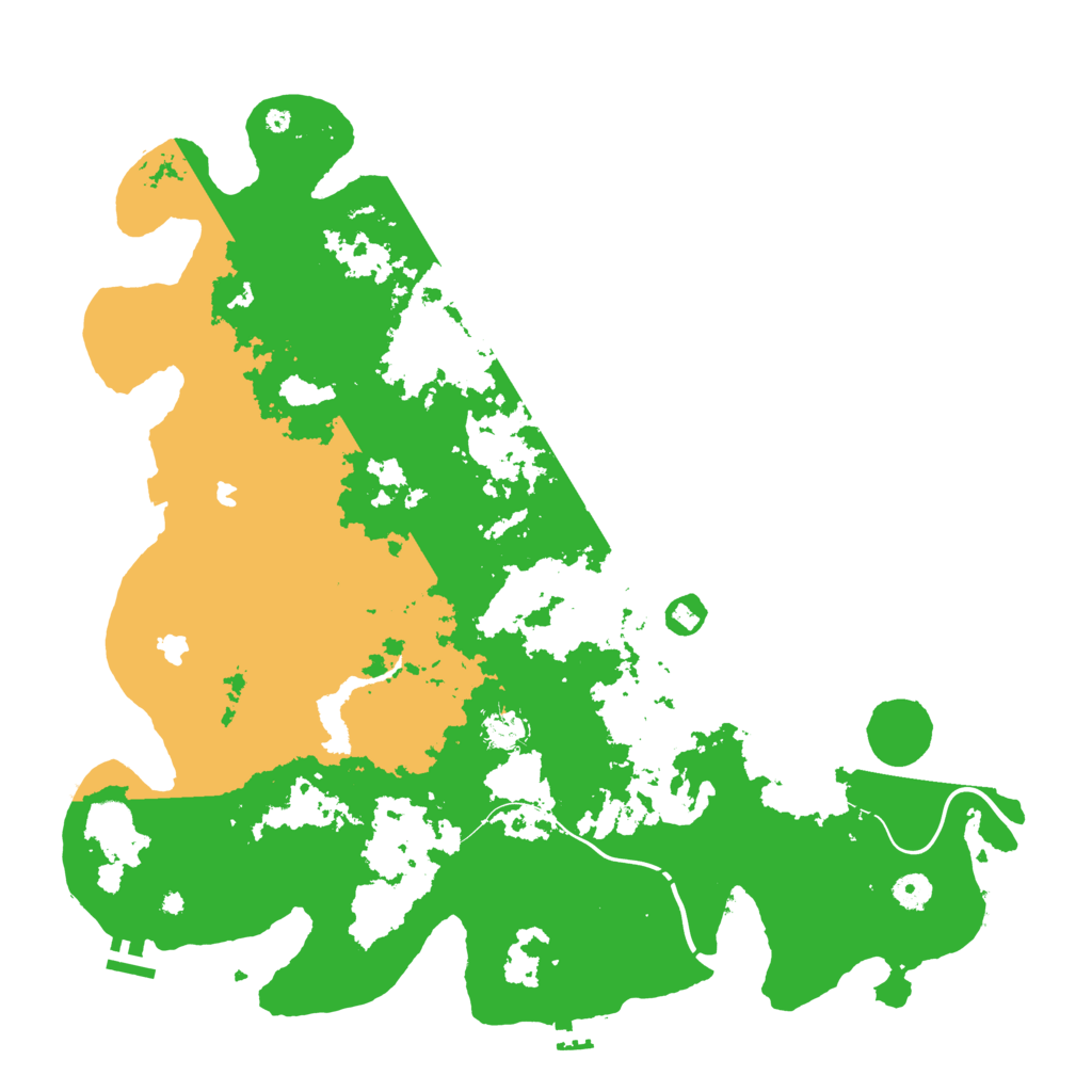 Biome Rust Map: Procedural Map, Size: 4500, Seed: 1728339445