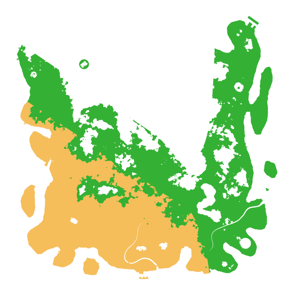 Biome Rust Map: Procedural Map, Size: 4800, Seed: 1867644325