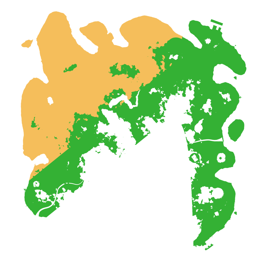 Biome Rust Map: Procedural Map, Size: 4250, Seed: 171907387