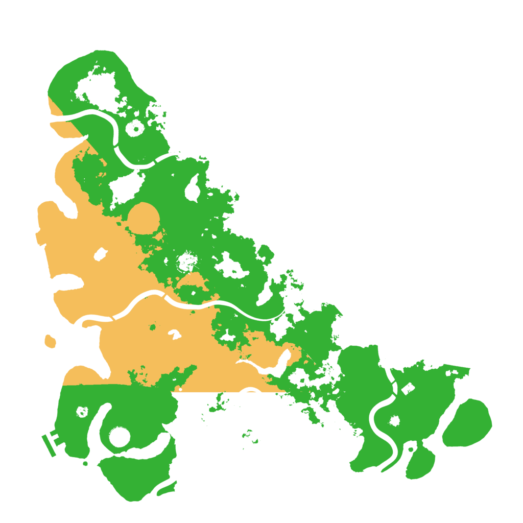 Biome Rust Map: Procedural Map, Size: 4500, Seed: 930161681