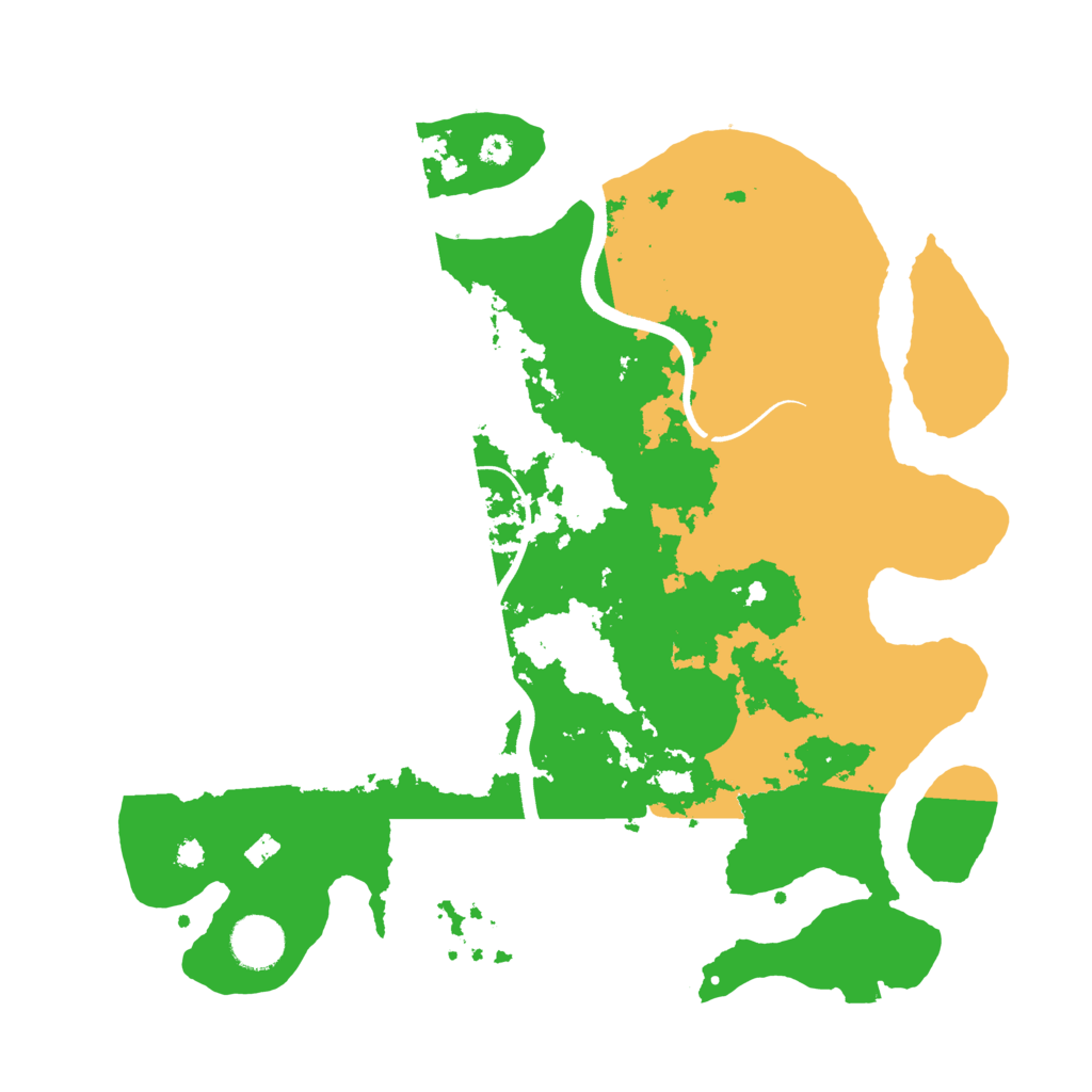 Biome Rust Map: Procedural Map, Size: 3550, Seed: 76134156