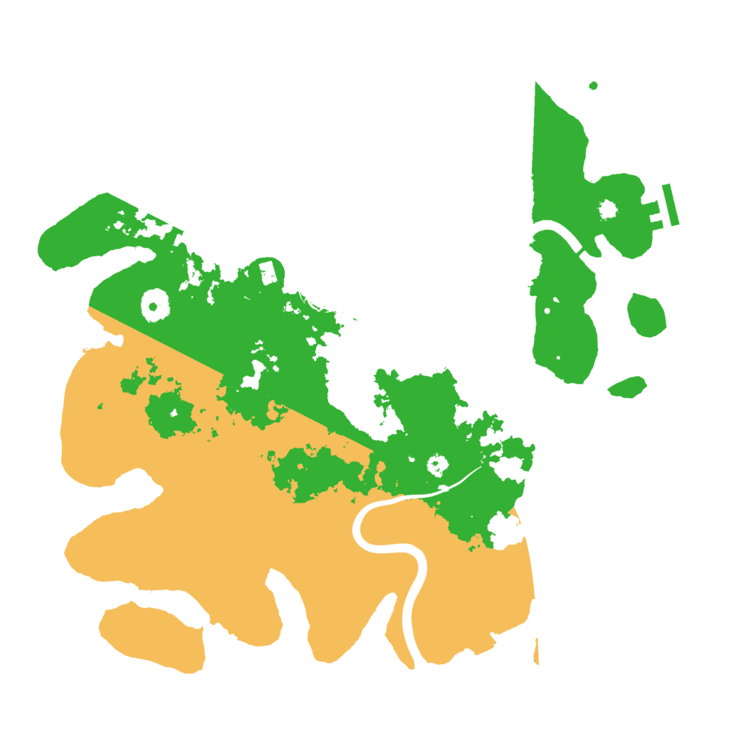 Biome Rust Map: Procedural Map, Size: 3500, Seed: 1263300824