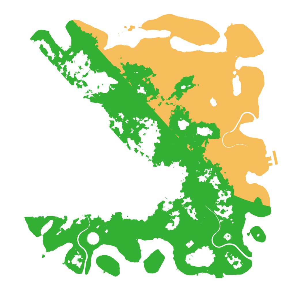 Biome Rust Map: Procedural Map, Size: 4250, Seed: 63779313