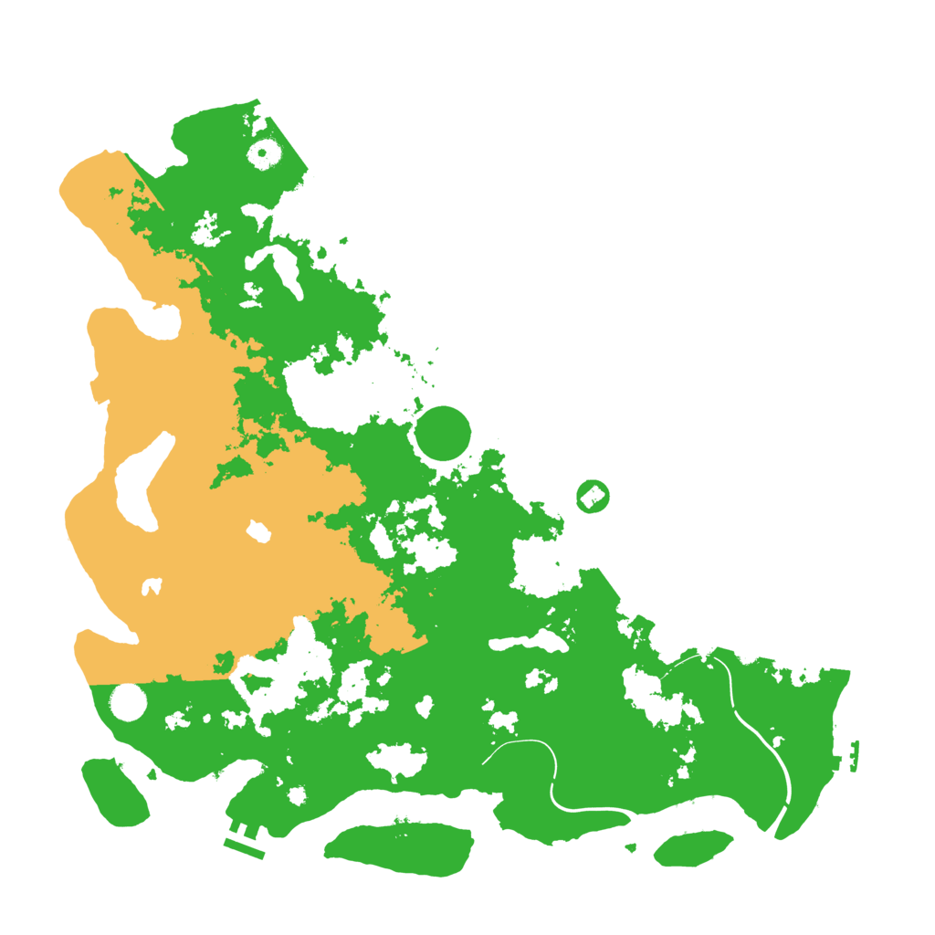 Biome Rust Map: Procedural Map, Size: 4500, Seed: 2040604450