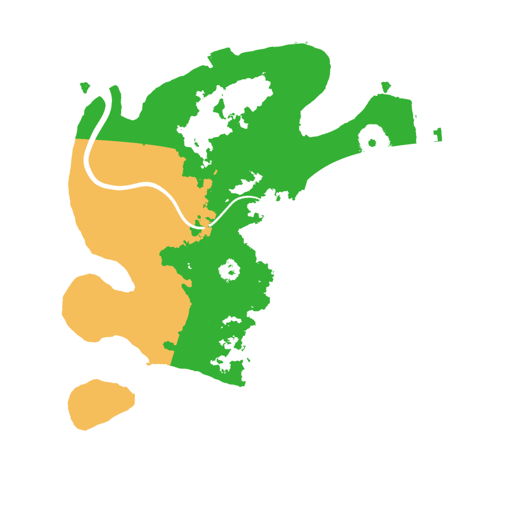 Biome Rust Map: Procedural Map, Size: 2500, Seed: 549058839
