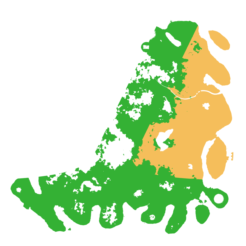 Biome Rust Map: Procedural Map, Size: 4500, Seed: 45115