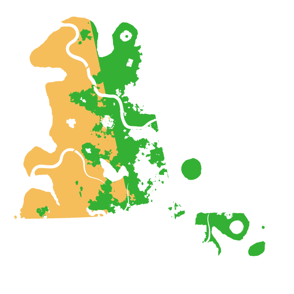 Biome Rust Map: Procedural Map, Size: 4000, Seed: 1954221991