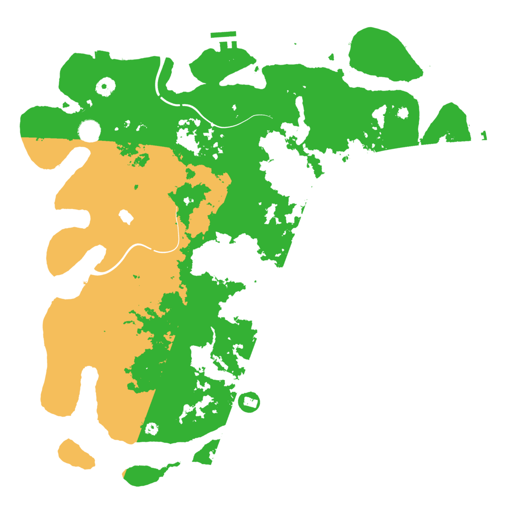 Biome Rust Map: Procedural Map, Size: 4100, Seed: 547365698