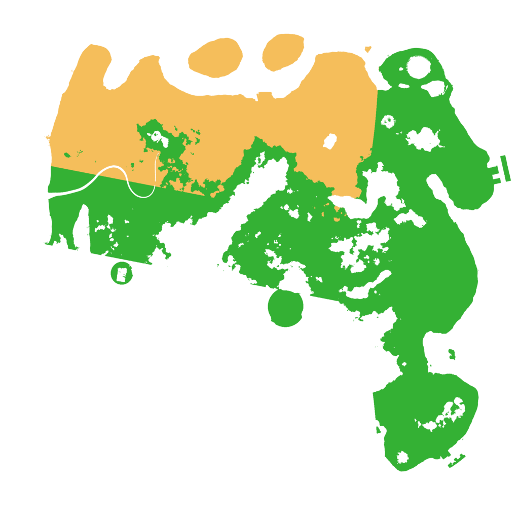 Biome Rust Map: Procedural Map, Size: 4000, Seed: 205565