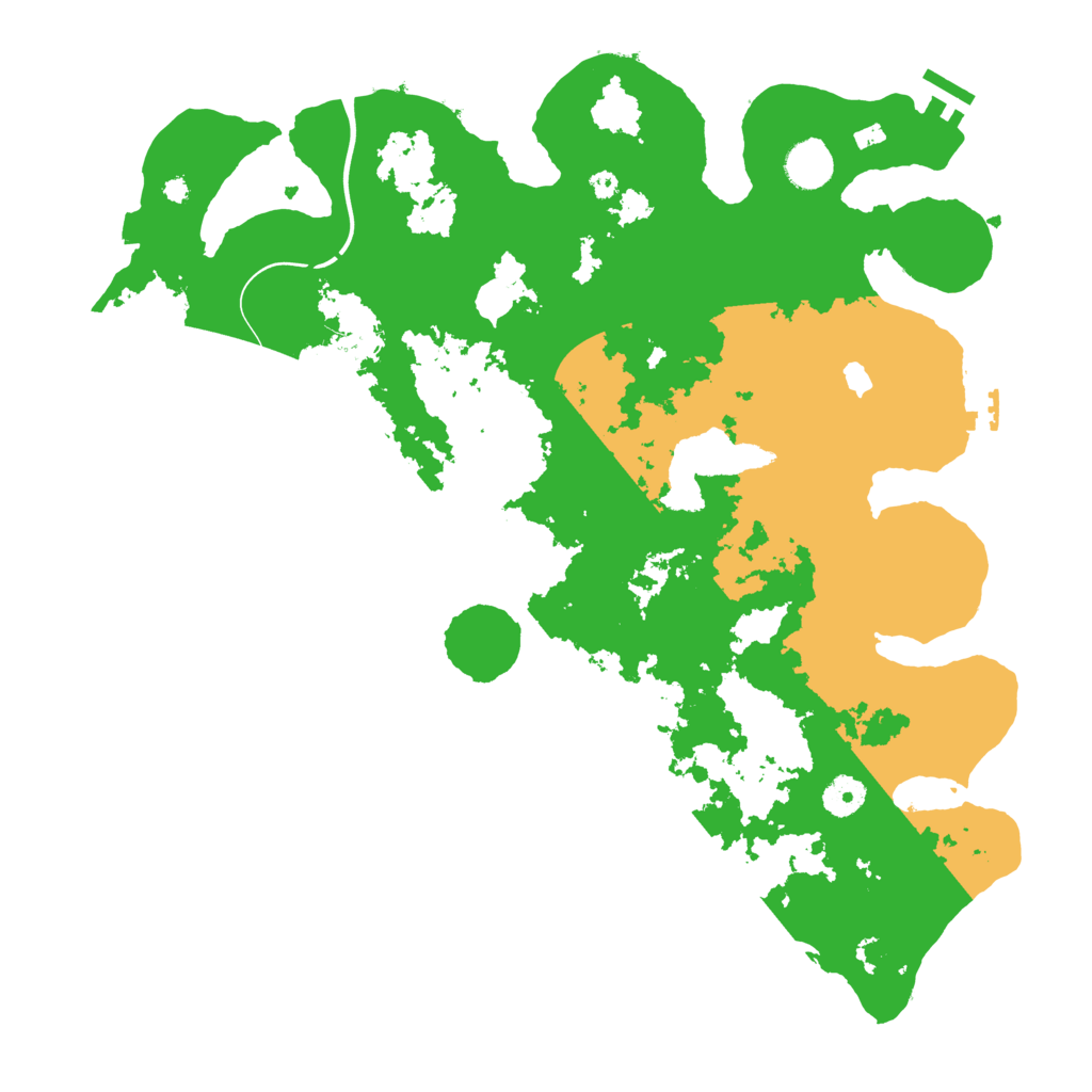Biome Rust Map: Procedural Map, Size: 4000, Seed: 531555567