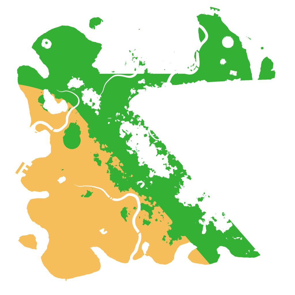 Biome Rust Map: Procedural Map, Size: 4500, Seed: 2061316403