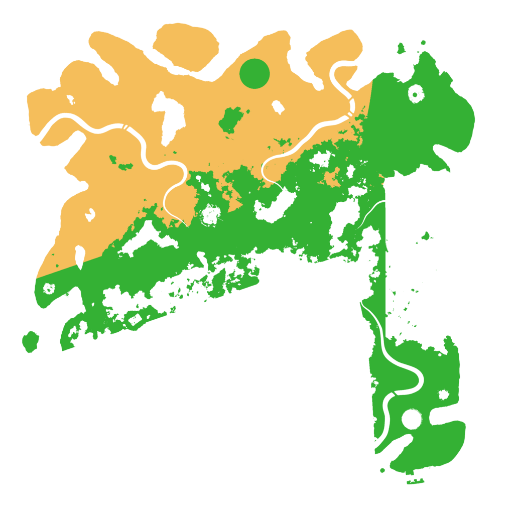 Biome Rust Map: Procedural Map, Size: 4500, Seed: 56308