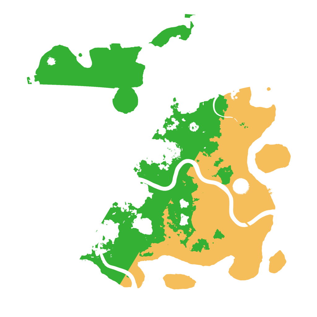 Biome Rust Map: Procedural Map, Size: 3500, Seed: 1715188747