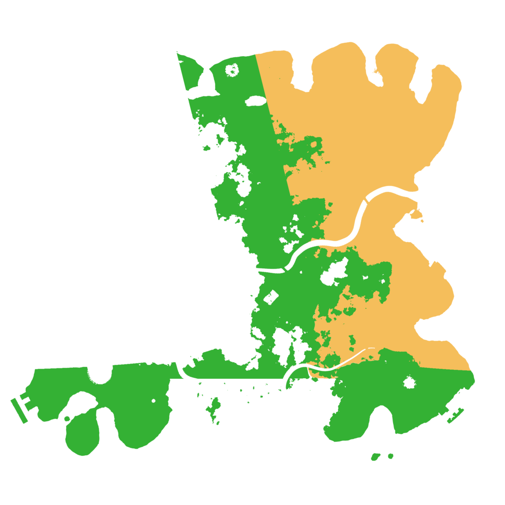 Biome Rust Map: Procedural Map, Size: 3800, Seed: 1396222621
