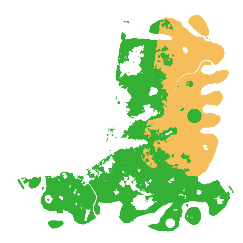 Biome Rust Map: Procedural Map, Size: 4500, Seed: 1859276109