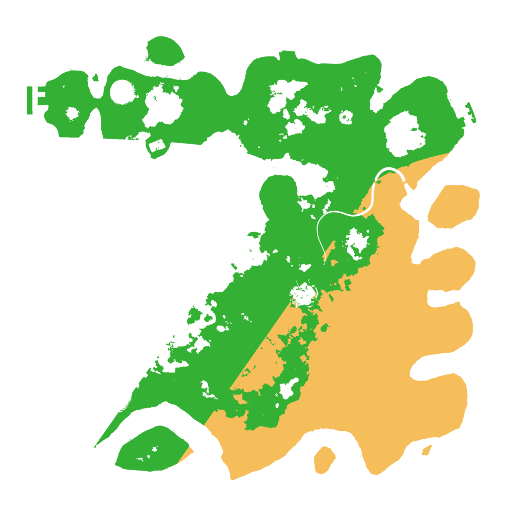 Biome Rust Map: Procedural Map, Size: 3700, Seed: 1939403022