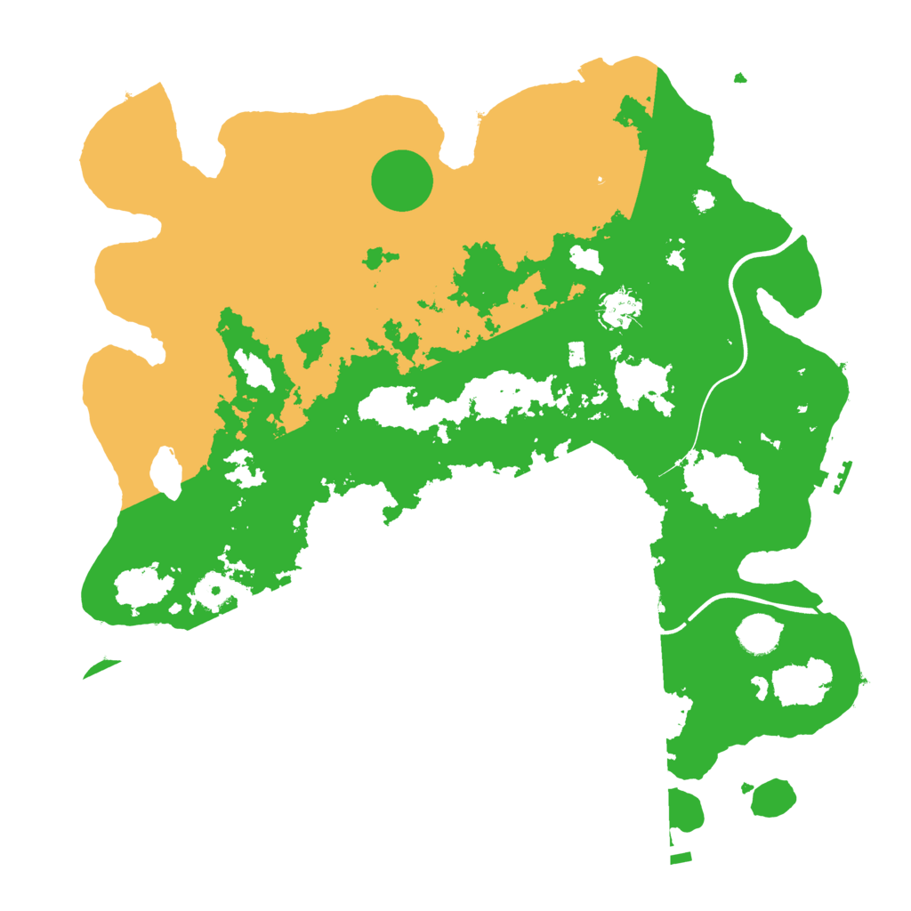 Biome Rust Map: Procedural Map, Size: 3900, Seed: 120