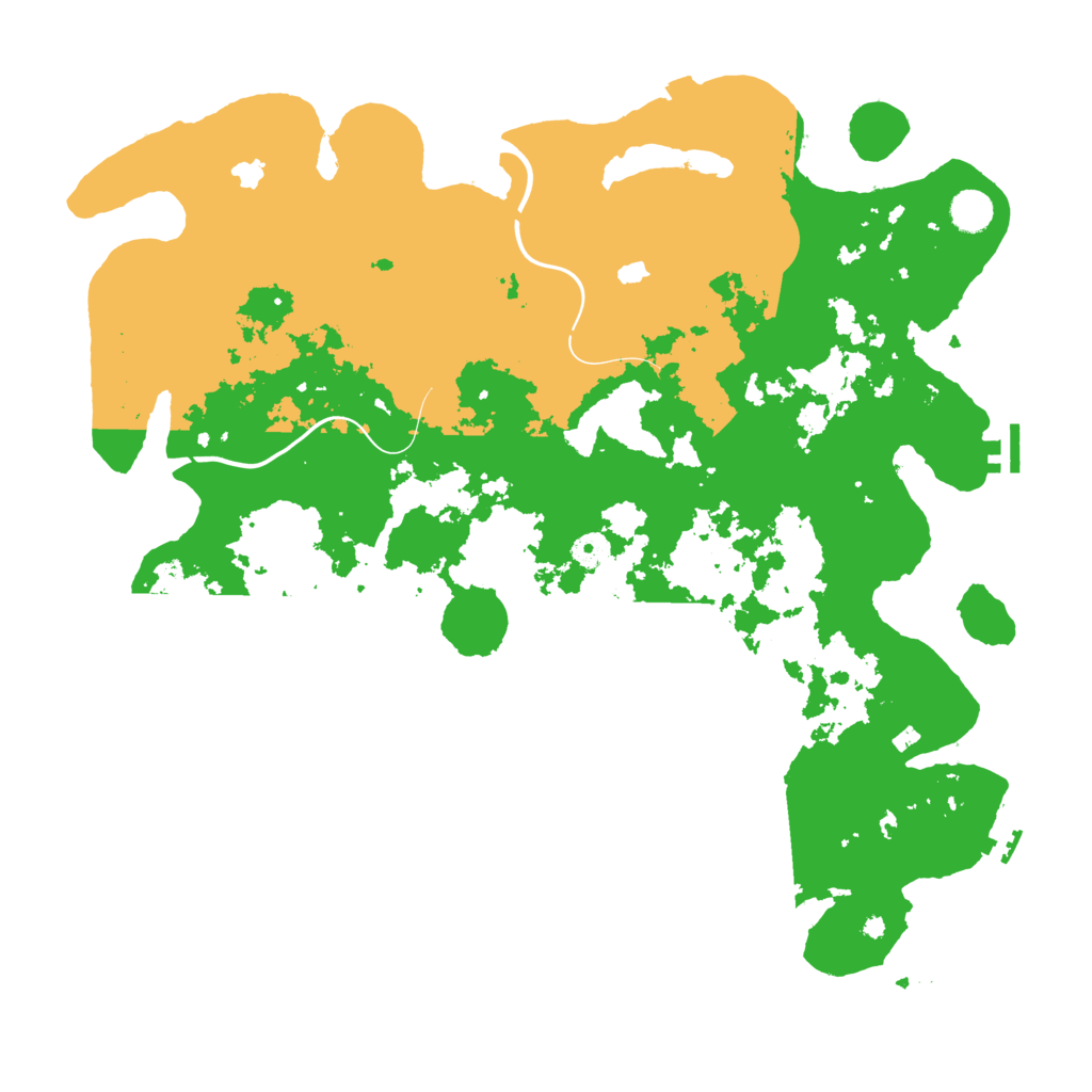 Biome Rust Map: Procedural Map, Size: 4500, Seed: 952737001