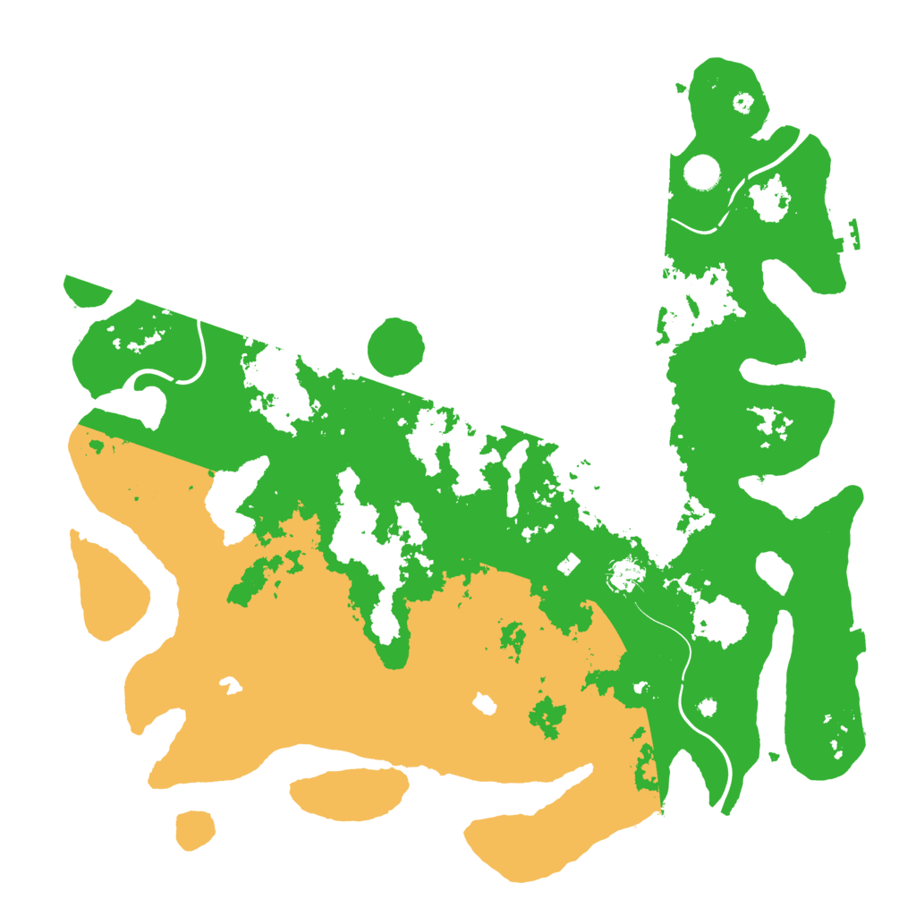 Biome Rust Map: Procedural Map, Size: 4500, Seed: 236118794