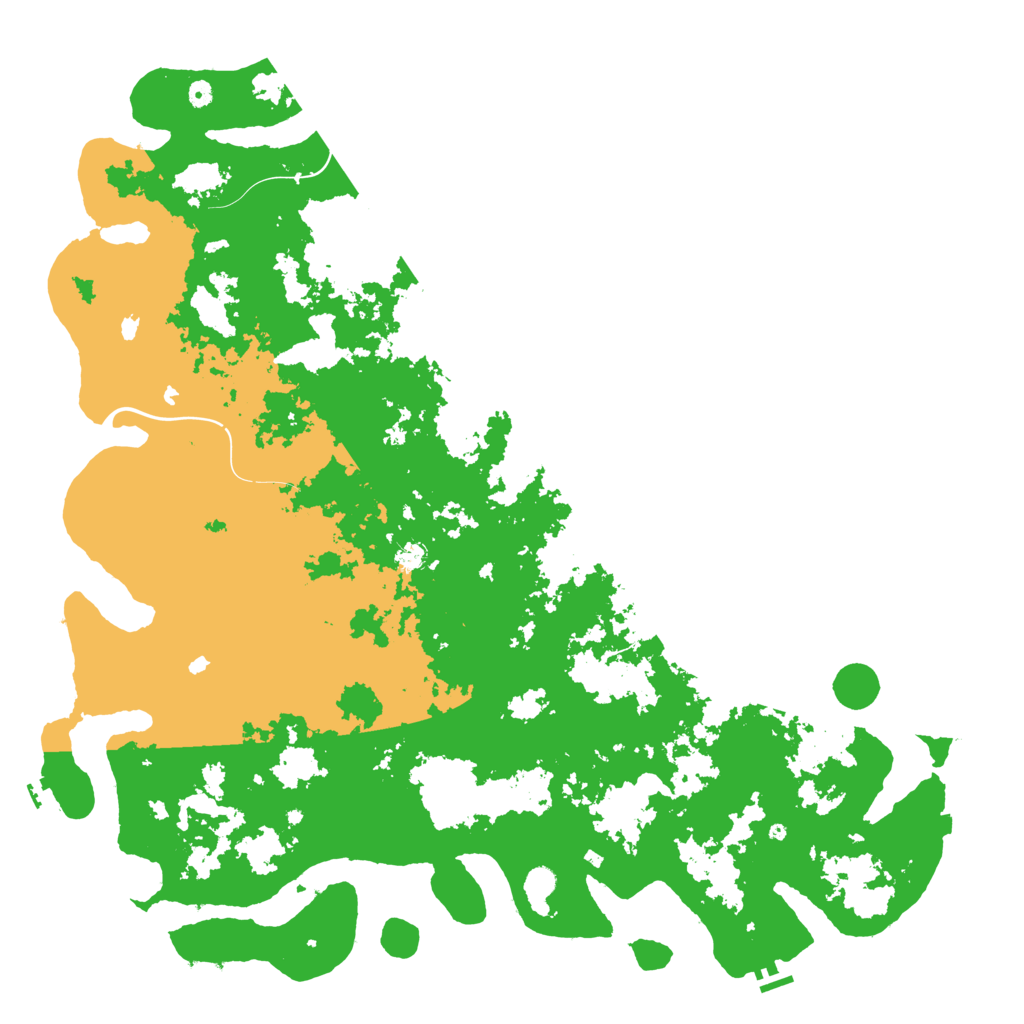 Biome Rust Map: Procedural Map, Size: 6000, Seed: 579382318