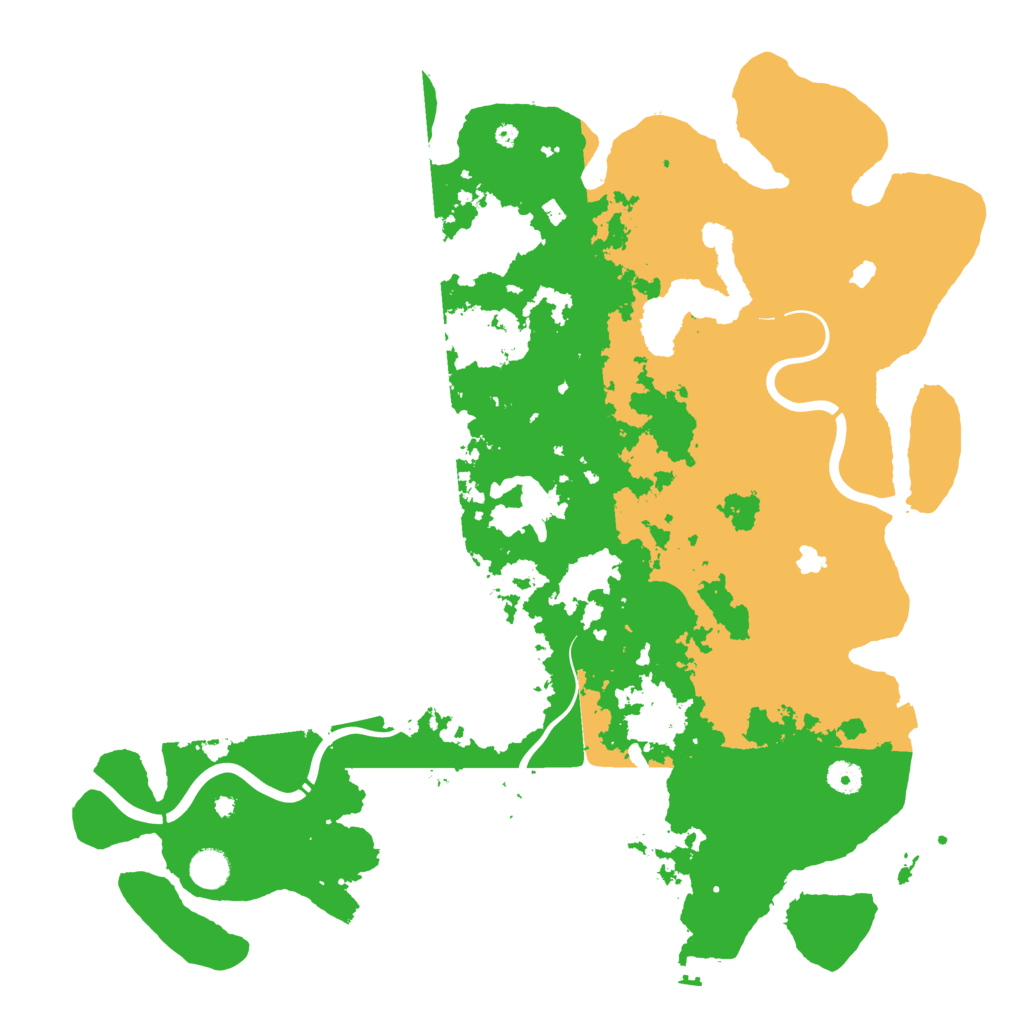 Biome Rust Map: Procedural Map, Size: 4500, Seed: 1775968890