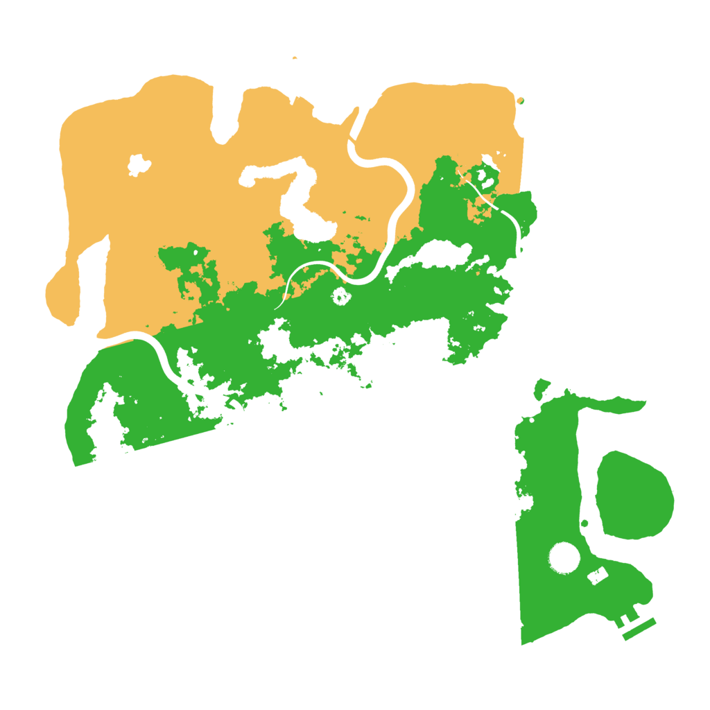 Biome Rust Map: Procedural Map, Size: 4000, Seed: 15834