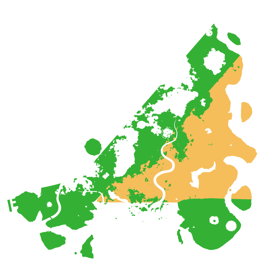 Biome Rust Map: Procedural Map, Size: 4500, Seed: 1197692271
