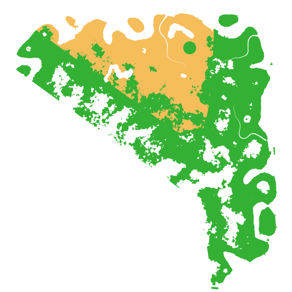 Biome Rust Map: Procedural Map, Size: 6000, Seed: 17498651