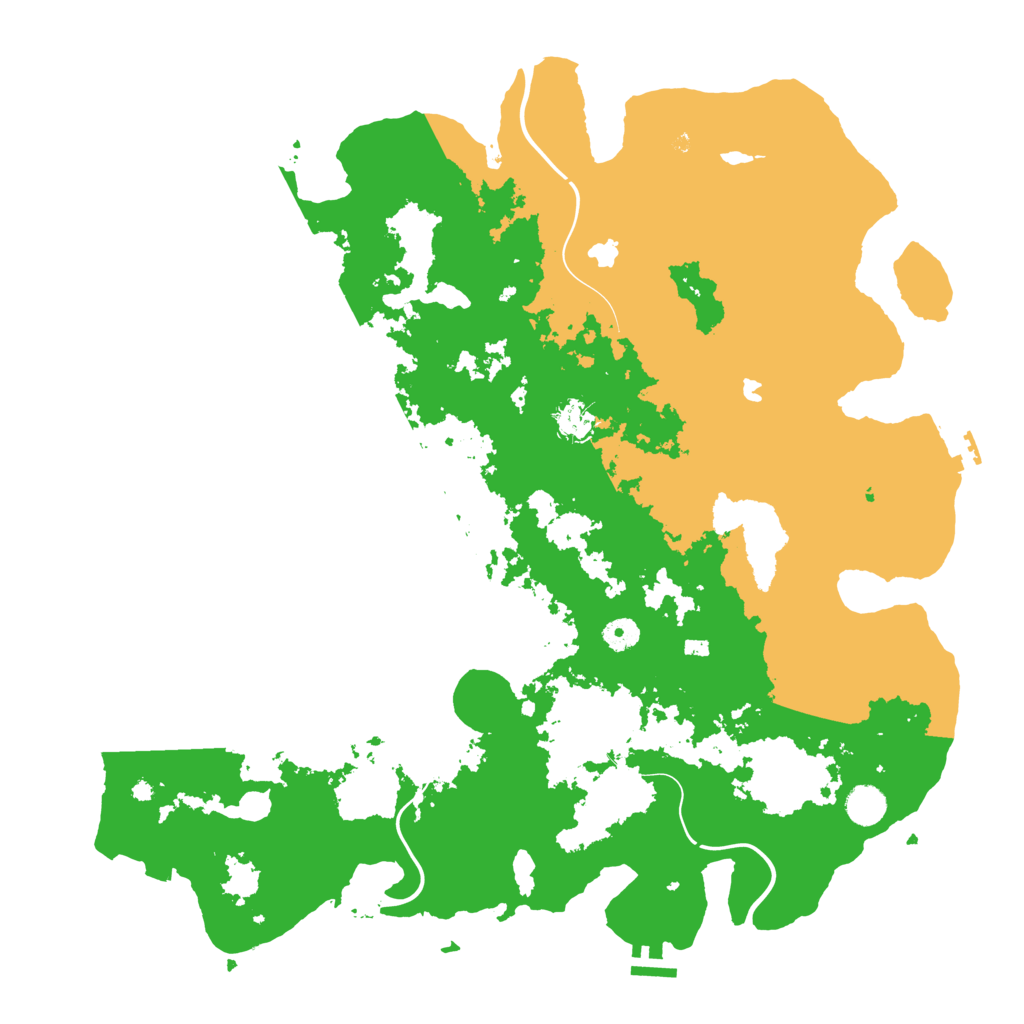 Biome Rust Map: Procedural Map, Size: 4500, Seed: 1289723286