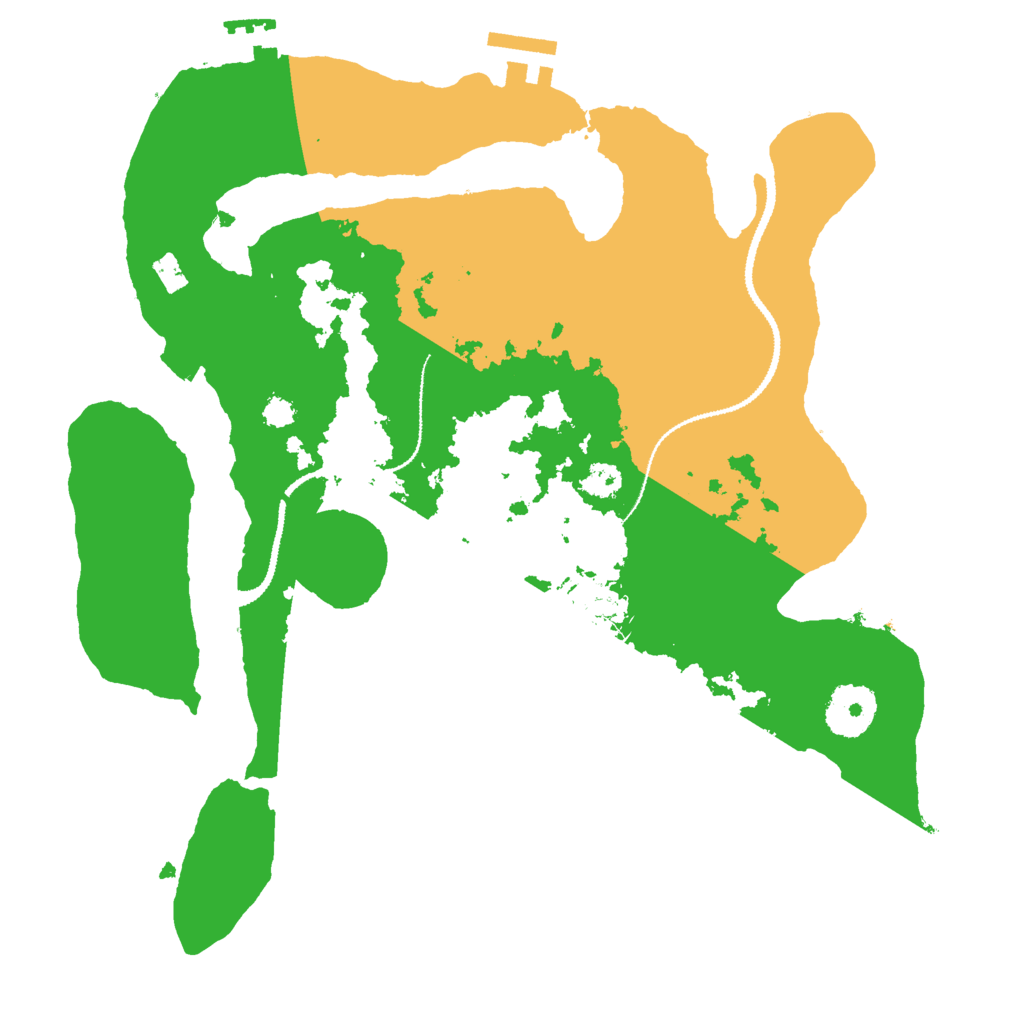 Biome Rust Map: Procedural Map, Size: 3000, Seed: 772644178