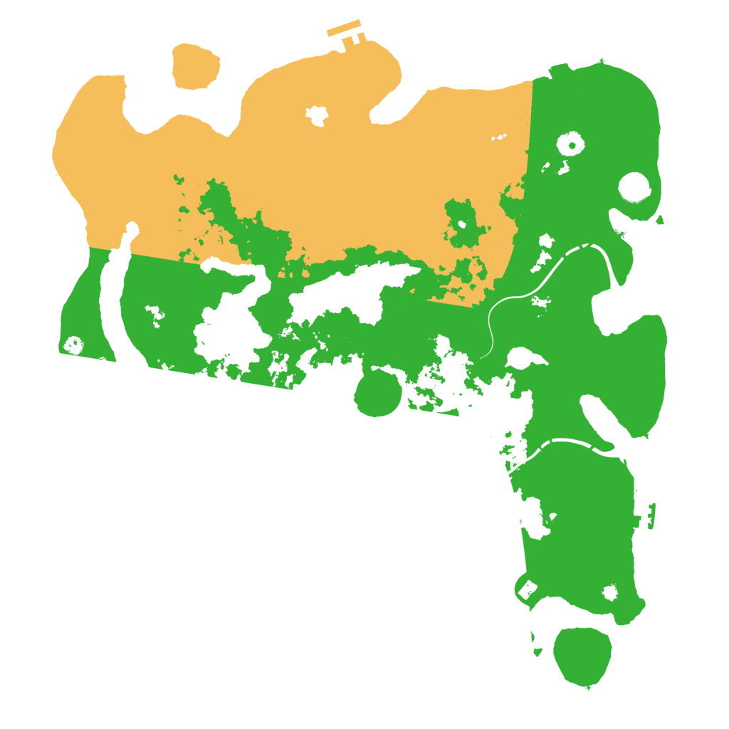 Biome Rust Map: Procedural Map, Size: 4250, Seed: 924757
