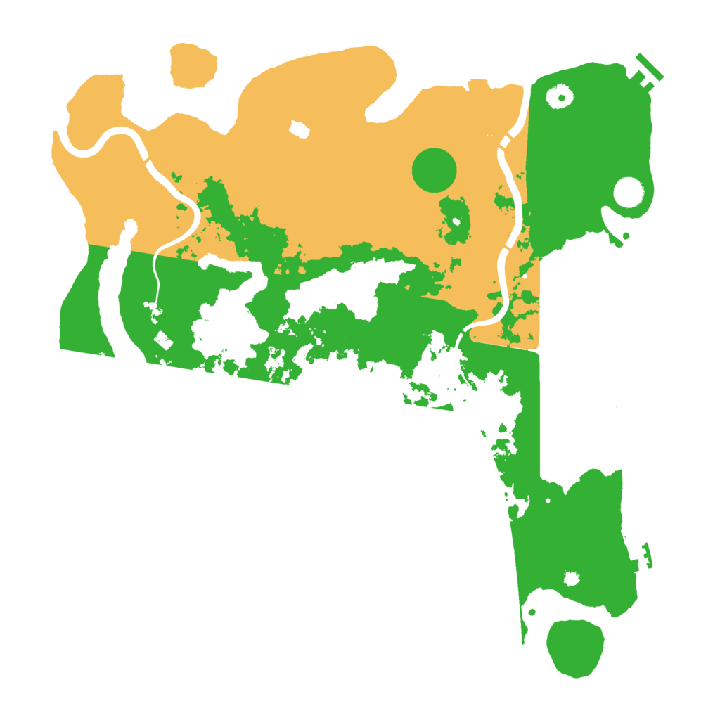 Biome Rust Map: Procedural Map, Size: 4250, Seed: 924757