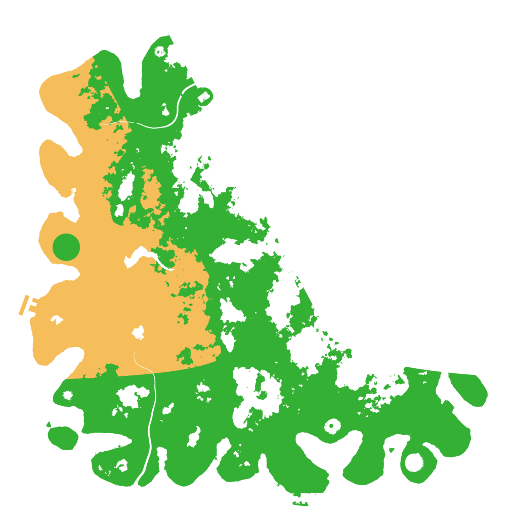 Biome Rust Map: Procedural Map, Size: 5000, Seed: 1473941731