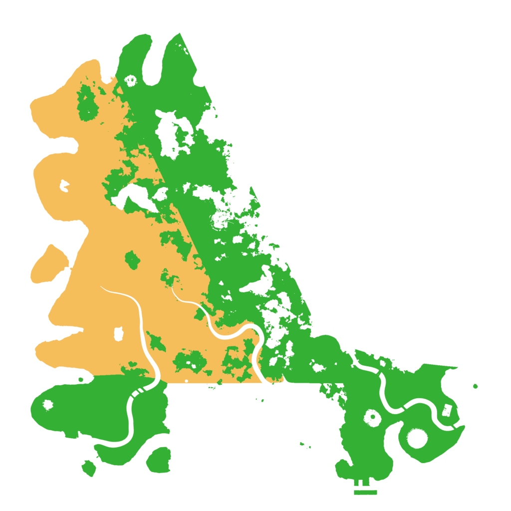 Biome Rust Map: Procedural Map, Size: 4500, Seed: 807506534